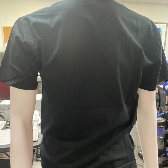 Champion BLACK Crew neck Short Sleeve T-shirt Men's US Size Medium - Picture 3 of 5